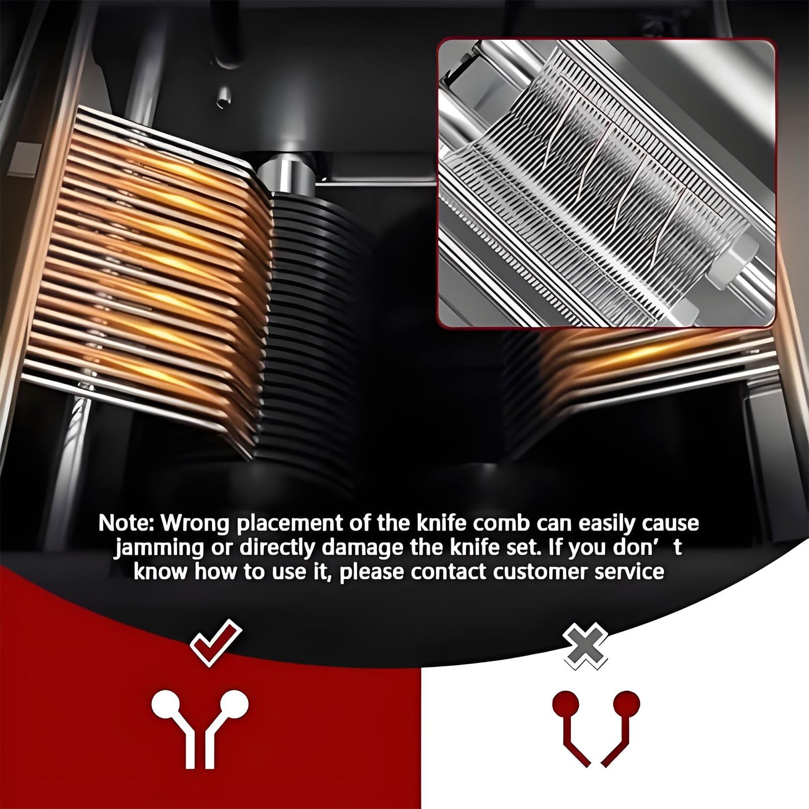 Affettatrice Elettrica Per Carne 850W Spessore Della Lama Di 2.5-21mm Facoltativo Affettatrice Elettrica Per Carne In Acciaio Inossidabile 330Lb/H Per Uso Commerciale Familiare(21MM)