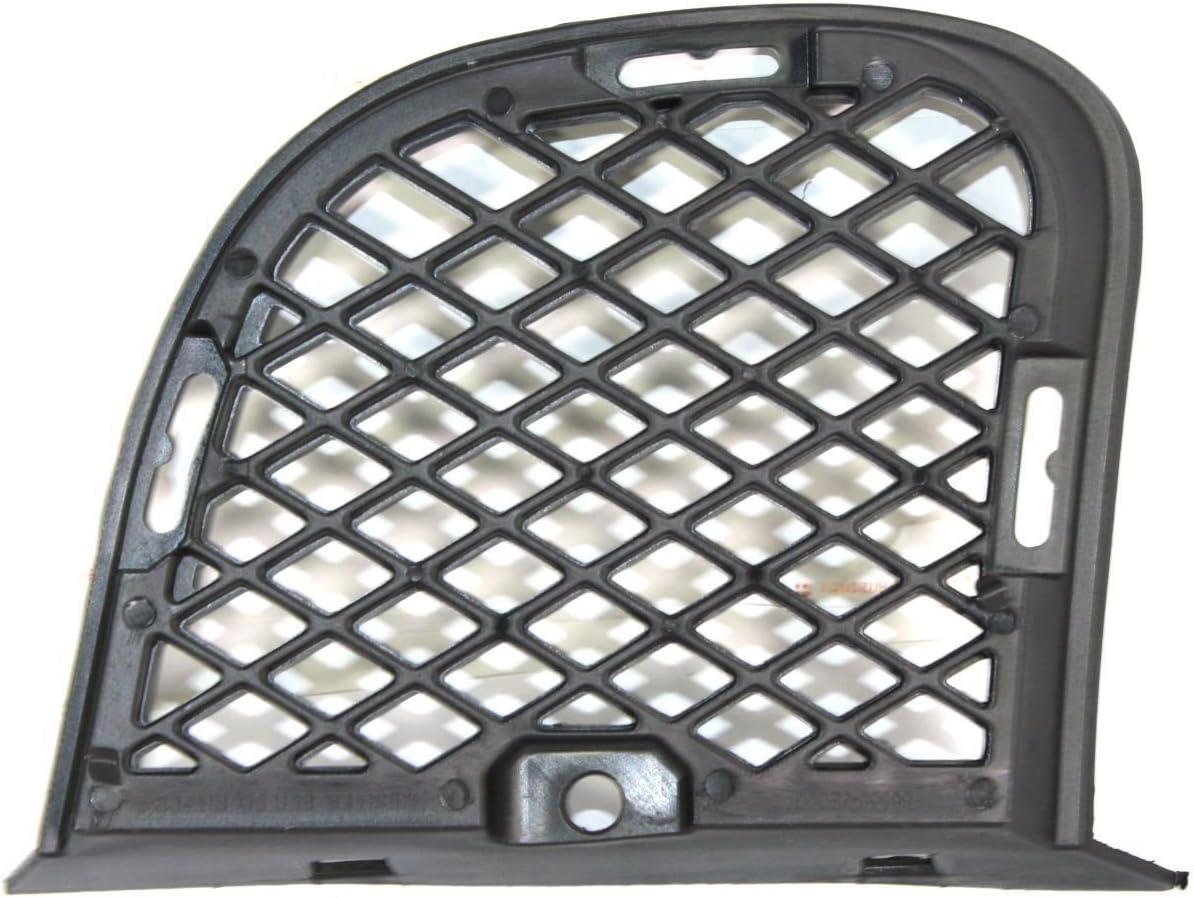 DAT AUTO PARTS Front Left Driver & Right Passenger Set of 2 Fog Light Cover Grille Trim Screen Insert Replacement For 2005-2009 Hyundai Tucson Black Textured Plastic HY1038108 HY1039108 865652E010