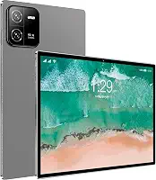 Tablet Android De 10,1", Com Wi-Fi 4G Para Estudo, Jogos E Vídeos, Navegação Na Internet, Suporte Dois Cartões Sim Em Modo Espera, 8 Núcleos/Bluetooth/Gps, Tela Ips Hd Cinza