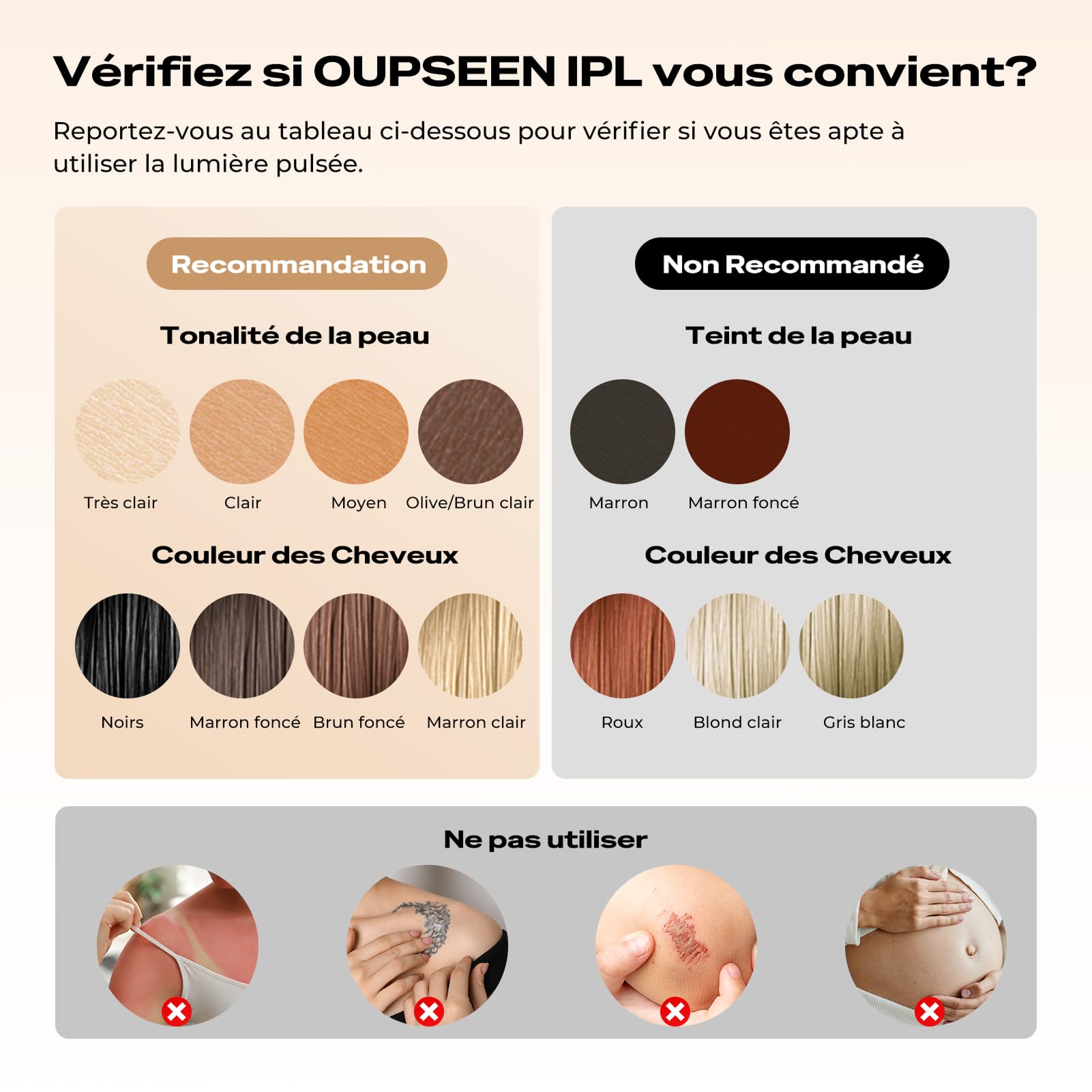 Épilateur Lumière Pulsée 21J avec Système de Refroidissement à 8 °C, 9 Niveaux et Lumière Rouge 600 nm, Écran Tactile LCD, Épilation Laser pour Visage, Bras, Maillot, Femmes et Hommes, Blanc