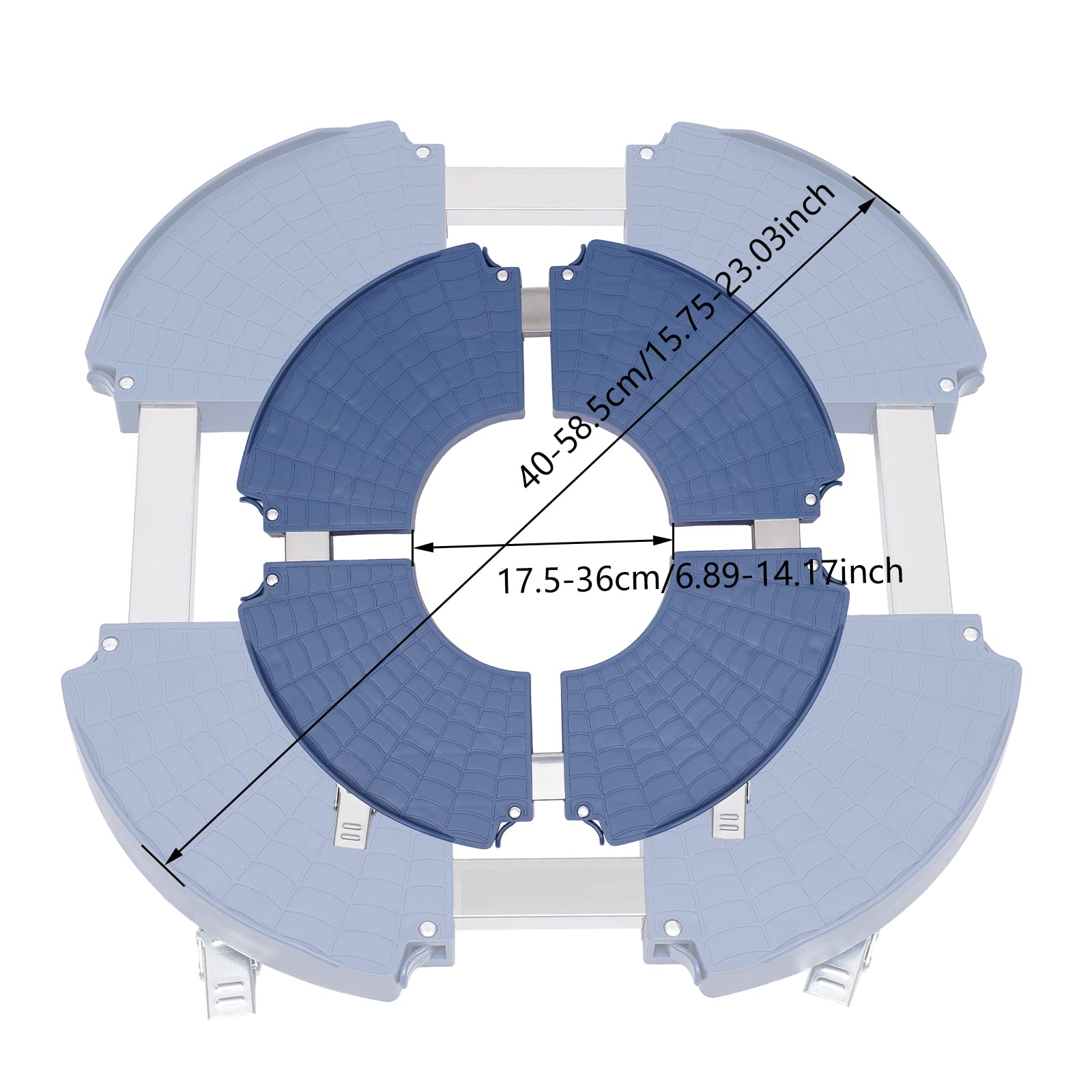 Produktbild von NadineDutol Pflanzenroller 400 Kg Tragkraft - Blumentopf-Untersetzer Mit 360° Rädern