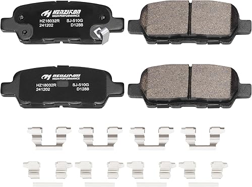 Pastillas de freno traseras de cerámica para repuesto automotriz compatibles con Infiniti, Nissan RogueMuranoAltimaSentraPathfinder, pastillas de