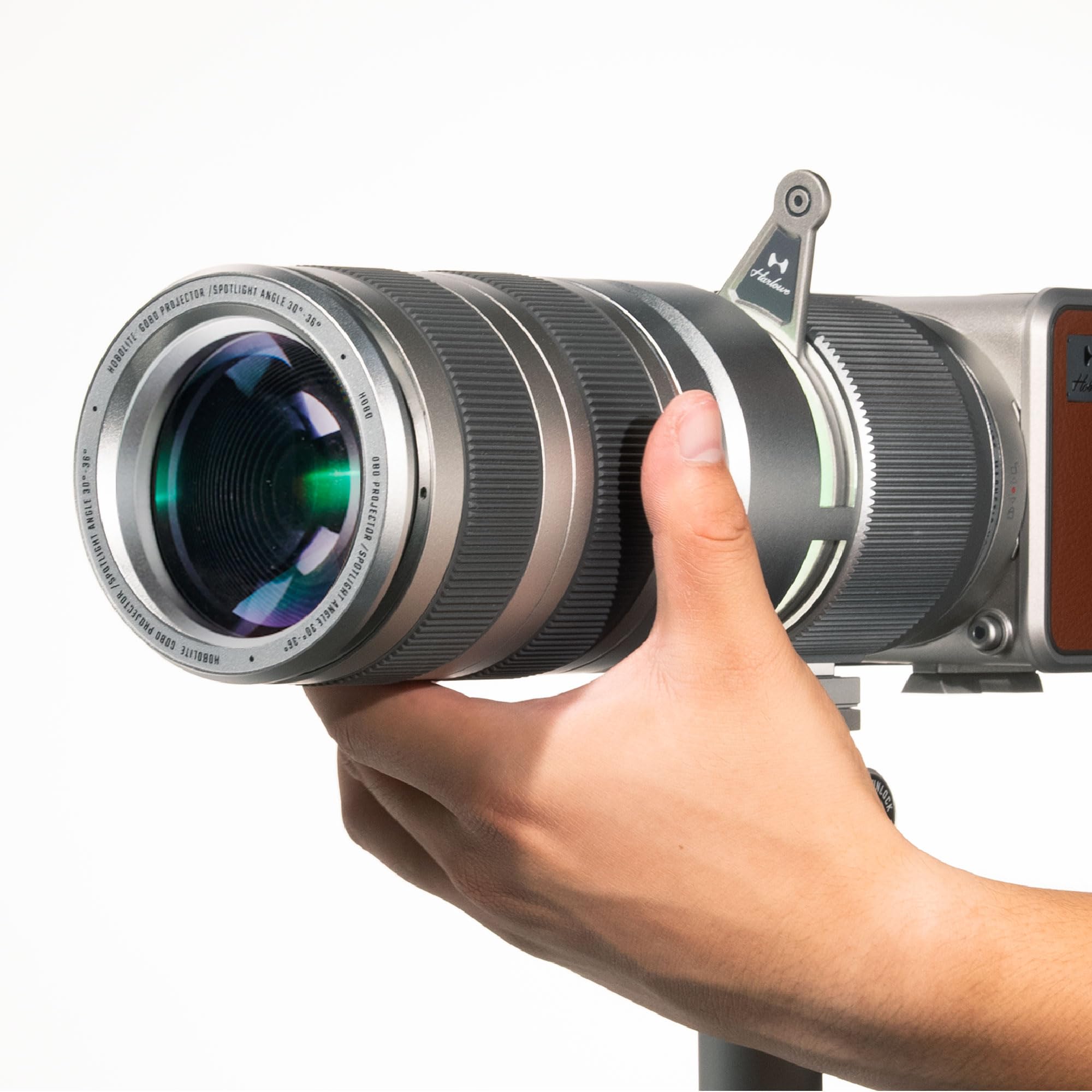 Harlowe Lentille optique avec GOBO, conçue pour les lumières de la série Harlowe Max, snoot, 19 plaques d'effet, portable, durable, qualité professionnelle