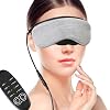 Heated Eye Mask with Reusable Ice Gels for Sleeping, Eye Puffiness, Dry Eye, Dark Circles, Tired Eyes-Cool & Hot USB Heating Steam Blindfold with Time &Temperature Control, Best Mothers Day Gift