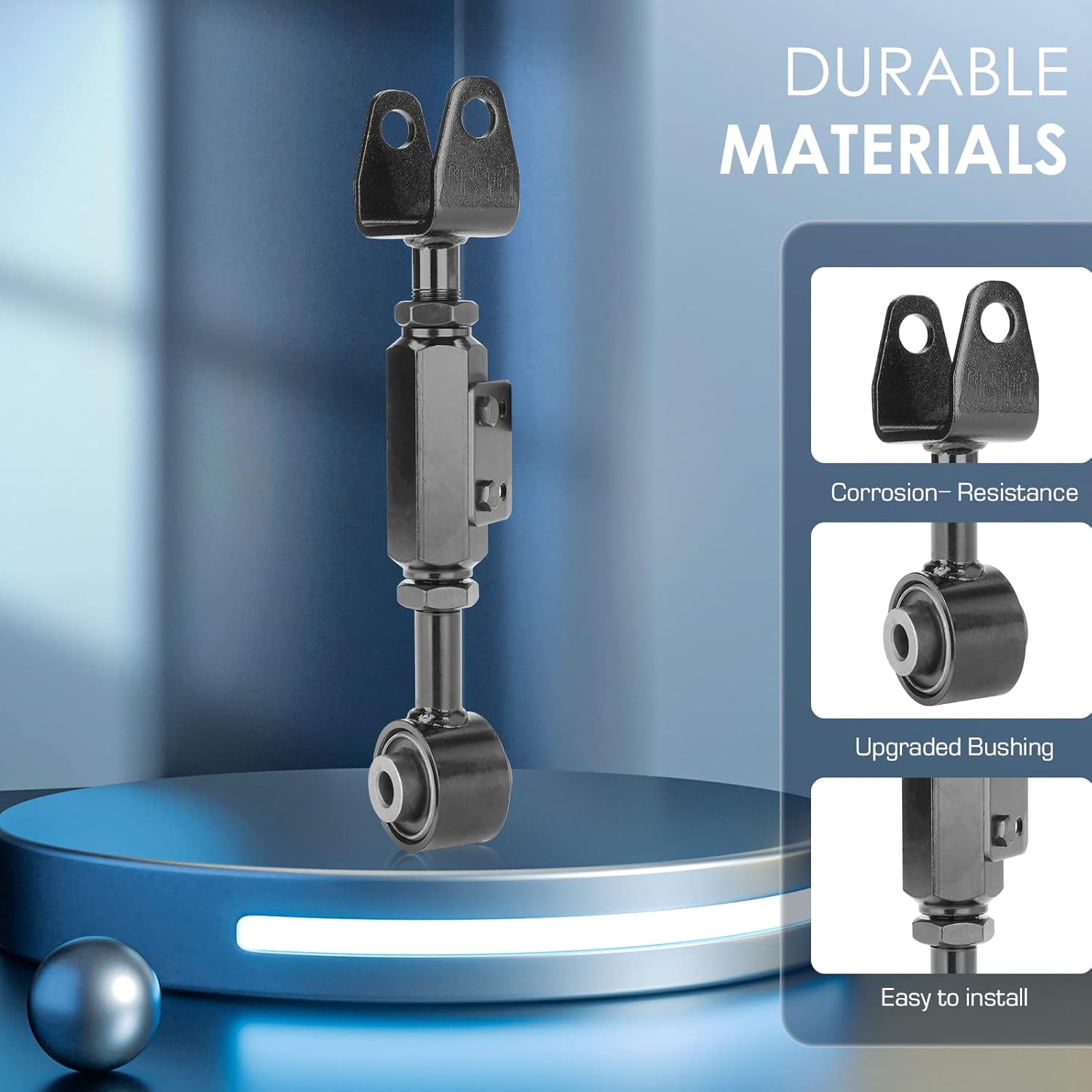 Left Right Rear Upper Adjustable Control Arm Fit for Honda CR-V 2002 2003 2004 2005 2006, Element 2003-2011, Replace 52390S9AA11 52400S9AA11