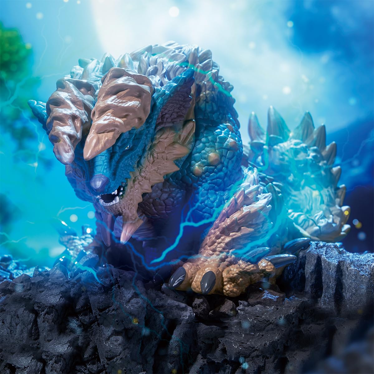 Banpresto Zinogre Monster Hunter, Enshrined Monsters, 17 cm, BP28765P wielokolorowa, figurka kolekcjonerska, optymalna dla fanów anime