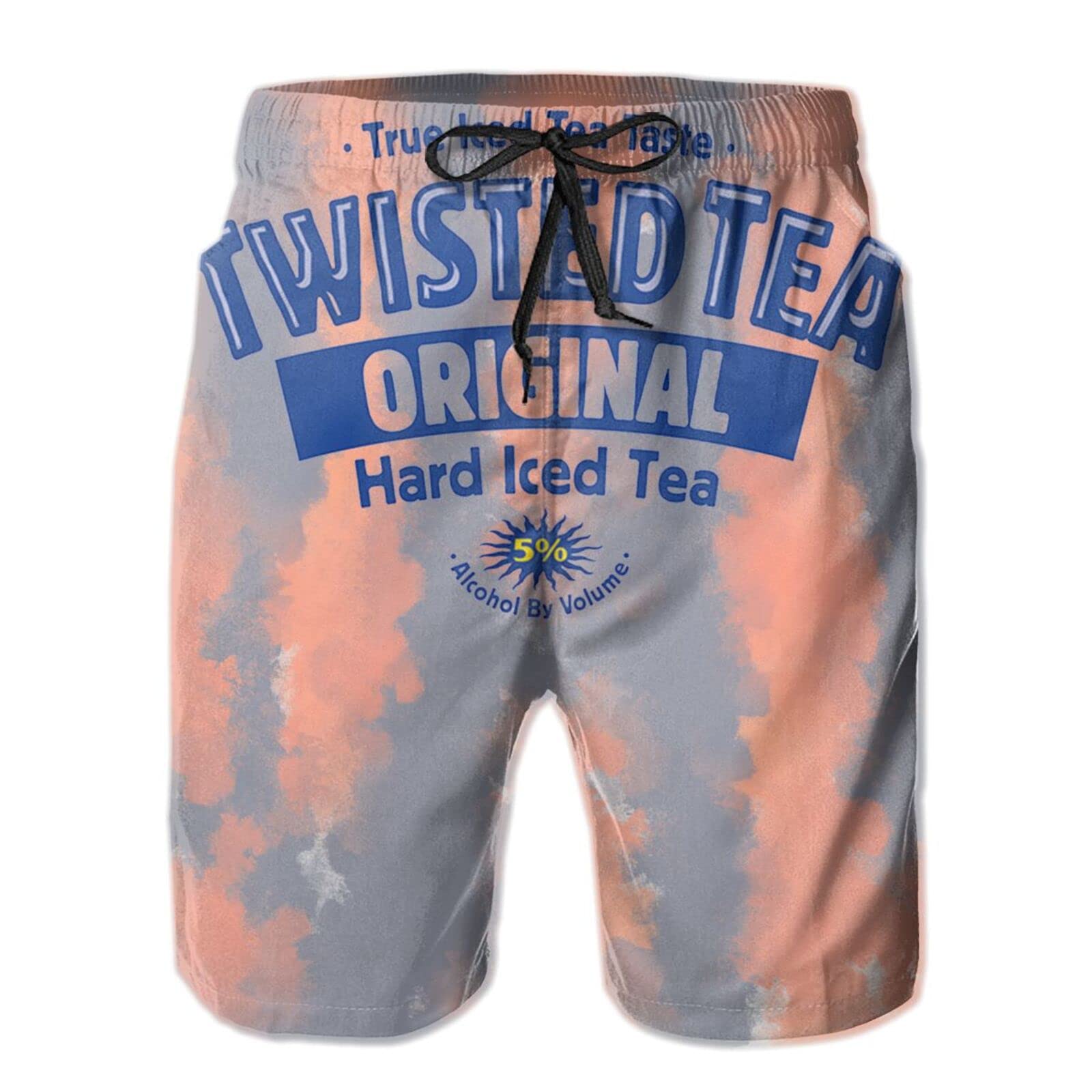 T-Wisted T-Ea Mens Swim Trunks Casual Beach Shorts Quick Dry Summer Boardshorts with Pockets Surf Short Board X-Large
