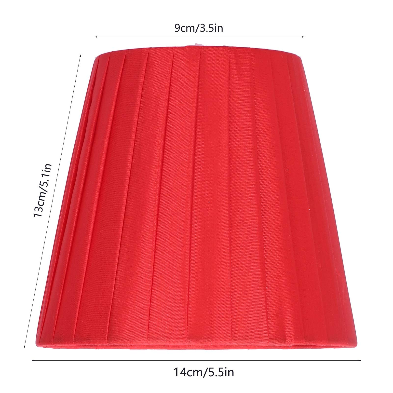 6 Paralumi In Tessuto Rosa Vintage – Decorativi Per Lampade Da Tavolo, Parete O Lampadari – Eleganti Con Finiture Oro – 5,5x5,1x3,5 Pollici