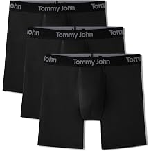 Tommy John Men's Air Cool Mesh 6" Mid-Length Boxer Brief Underwear