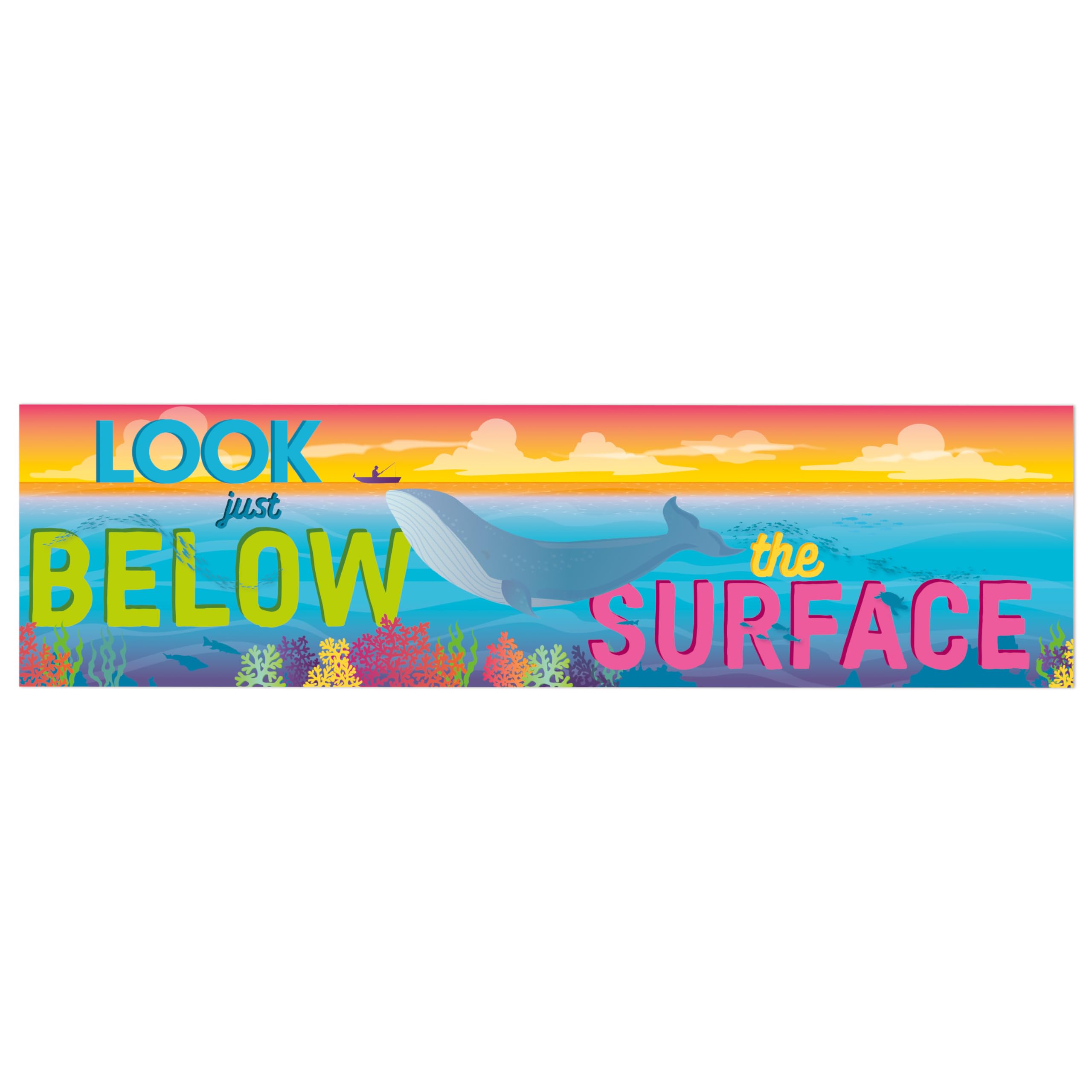 Bannière Seas The Day Eureka 849349 multicolore pour décoration école
