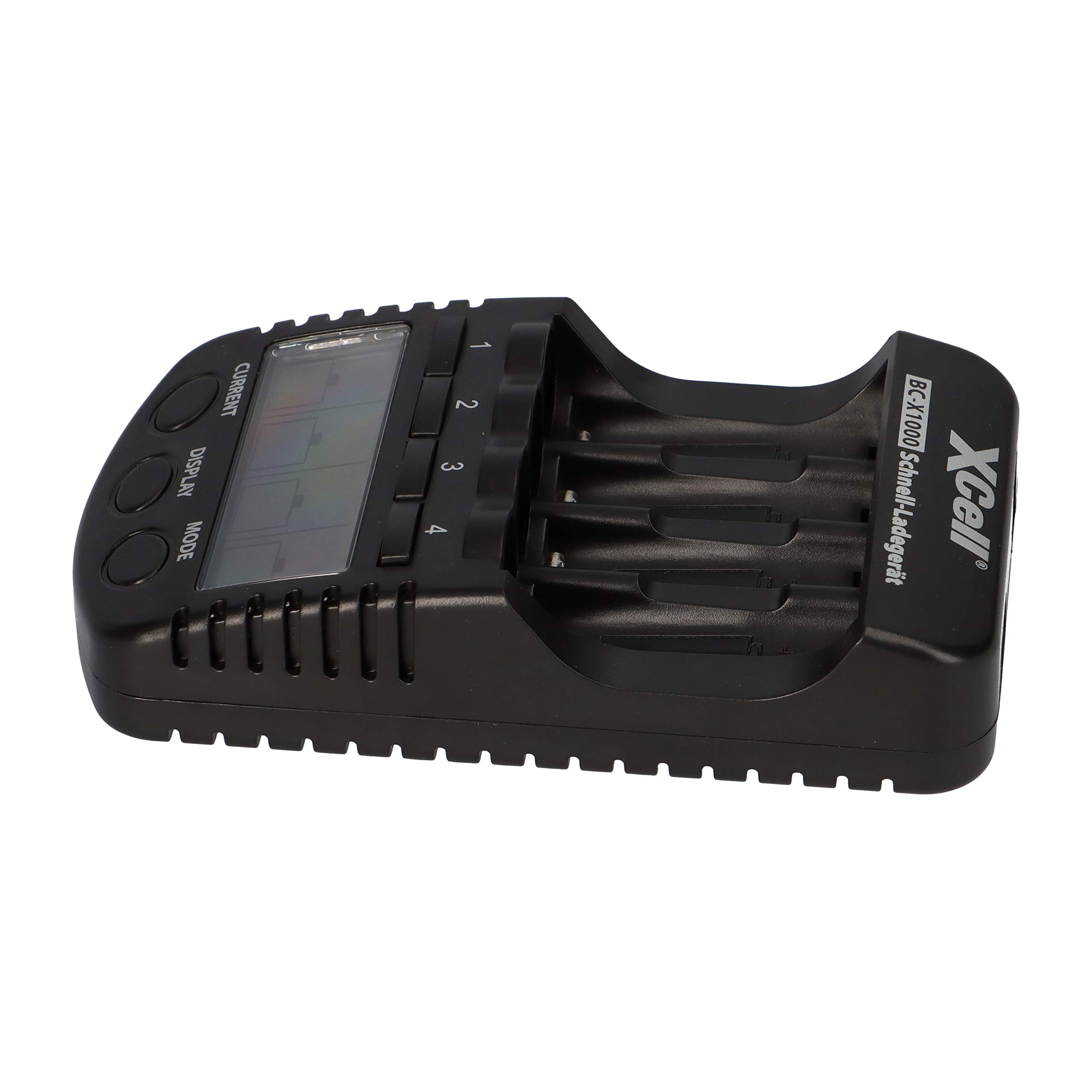 Ładowarka do szybkiego ładowania/wyświetlacz LCD/złącze USB/funkcja odświeżania/funkcja testowania BC-X1000 uniwersalny wyświetlacz LCD 4-wpustowy wtyk stacja ładująca AA AAA NI-MH NI-Cd