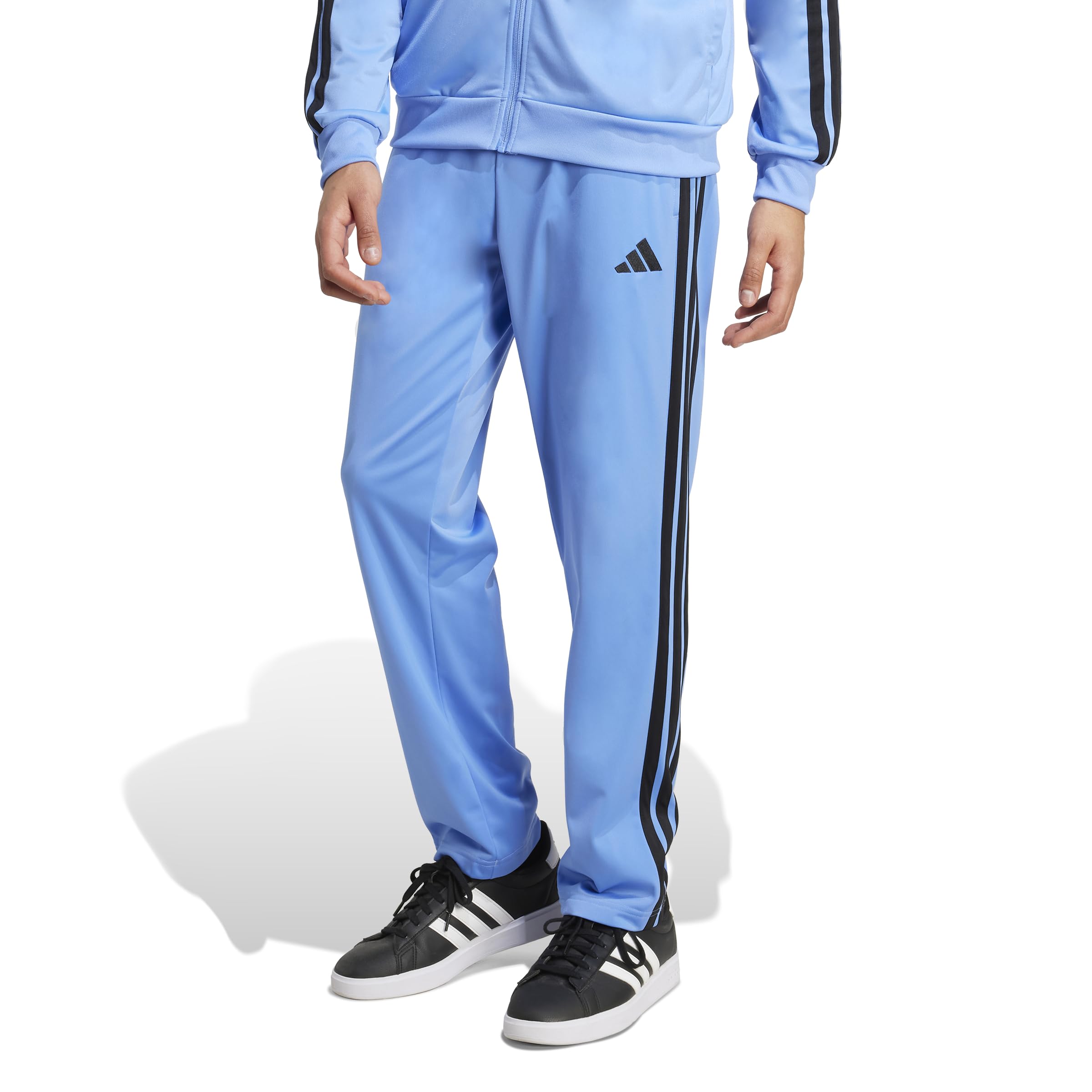 adidas Mens Dayready Open Hem Tracksuit Bottoms Casual - Black