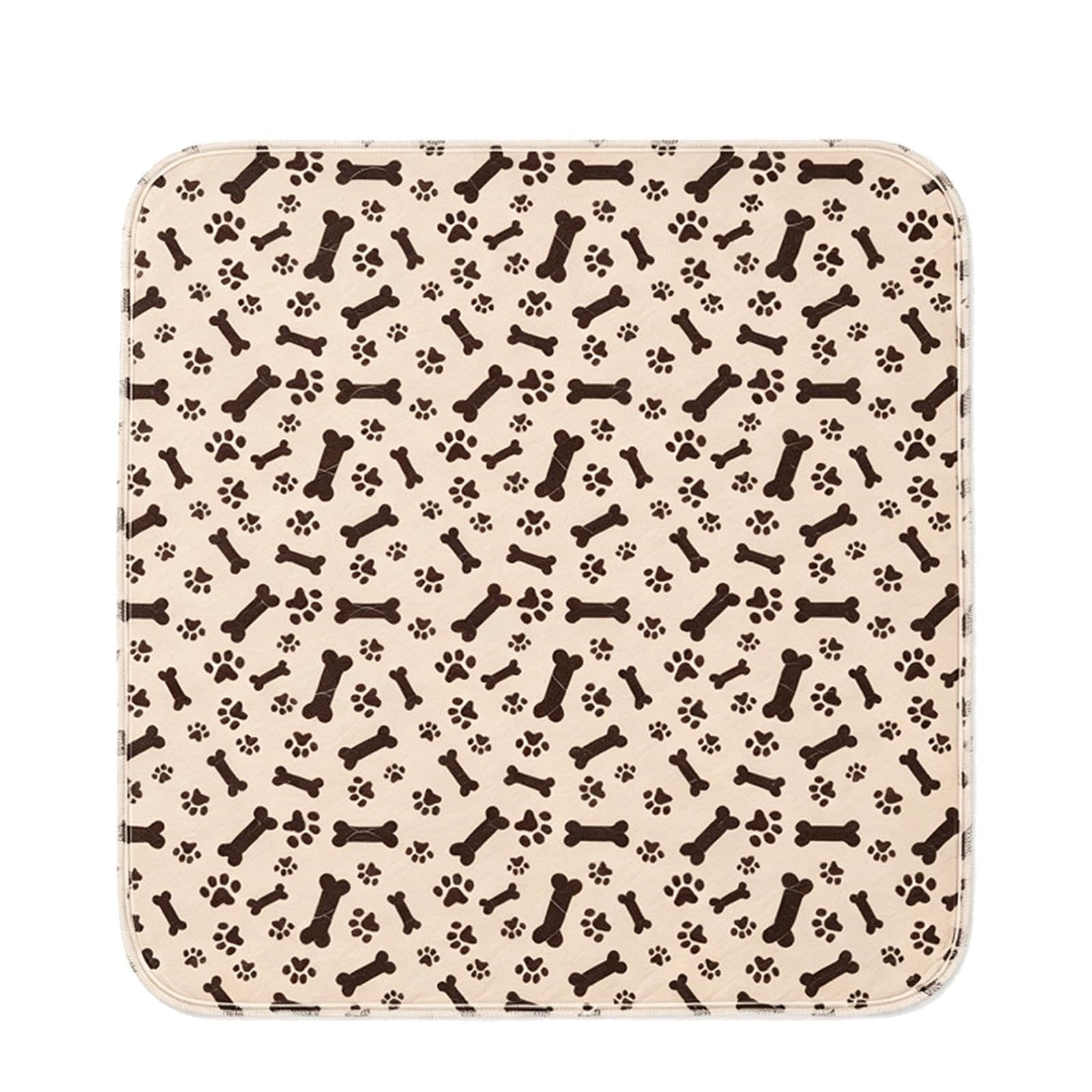 Generic Printed Washable Dog Pee Pad Leakproof Reusable Puppy Pad Odor Proof Portable Pet Sleeping Mat for Playpen Crate Whelping Box Potty Training