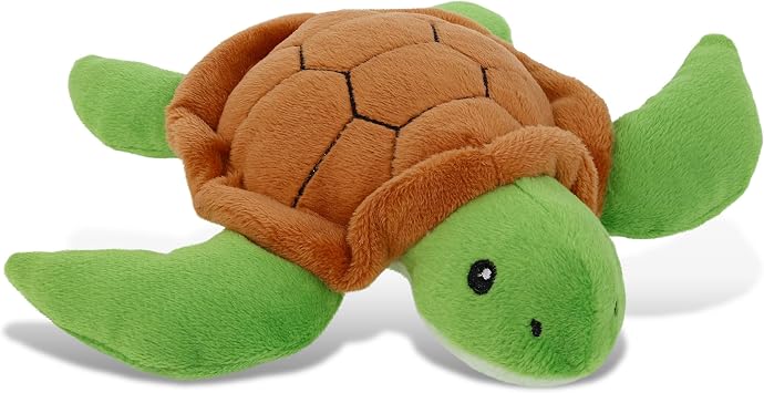 DolliBu Sea Turtle Plush - Super Soft Stuffed Animal, Cute Sea Life Animal Plush, Adorable Fluffy Stuffed Animal for Boys and Girls, Stuffed Zoo Animals Plush Gift for Babies, Kids, Adults - 6 Inches