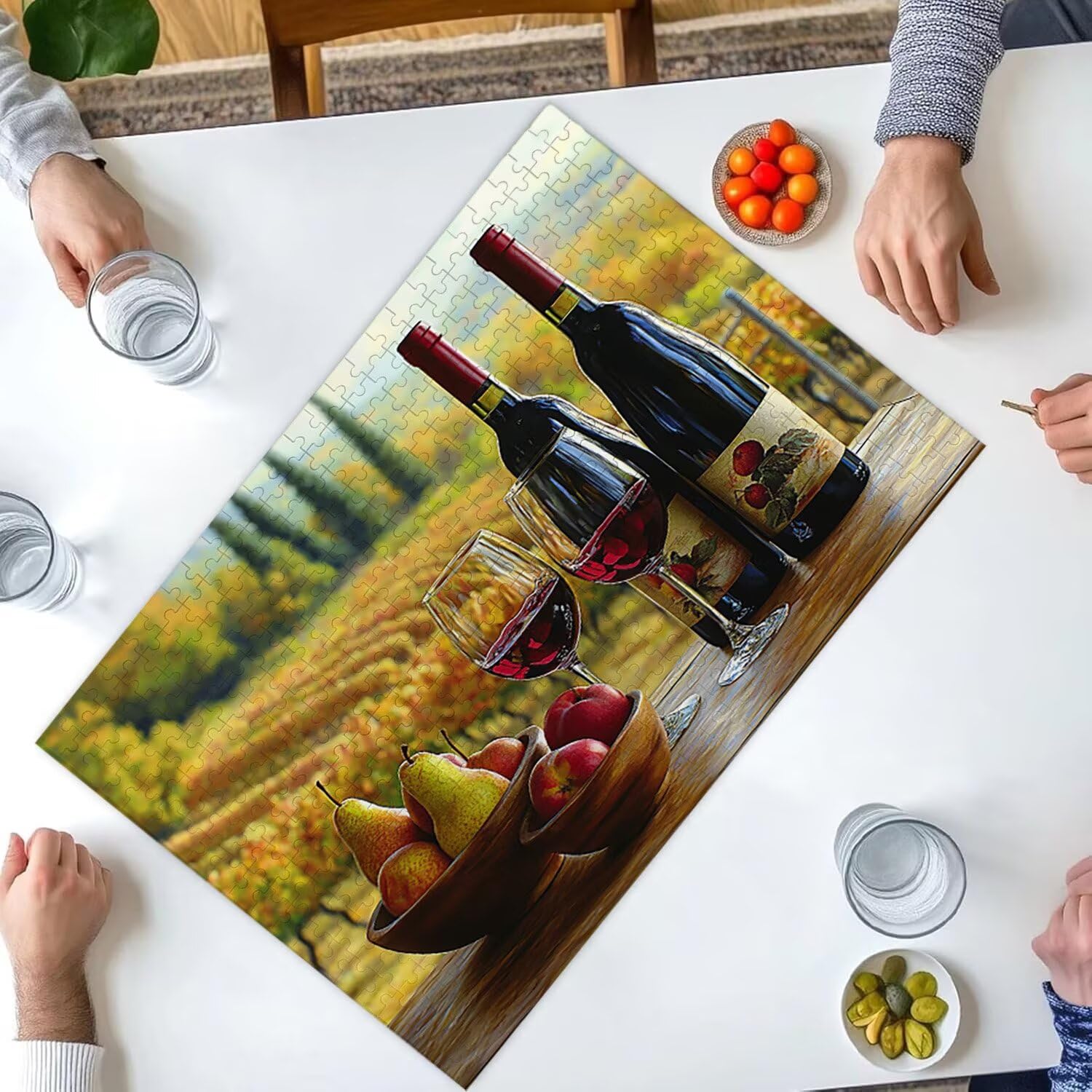 3000 sztuk puzzli, owoce czerwone wino 3000 sztuk puzzli dla dorosłych, prezent rocznicowy, prezent świąteczny, dekoracja domu, zapobieganie degeneracji mózgu u osób starszych v-789