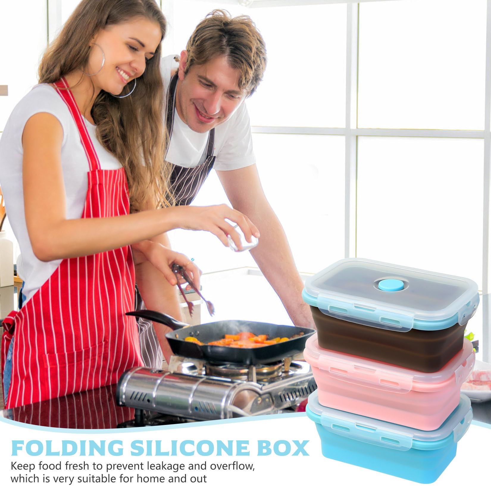 Paquete De 10 Fiambreras Bento, Lonchera Bento Para Adultos, Contenedor