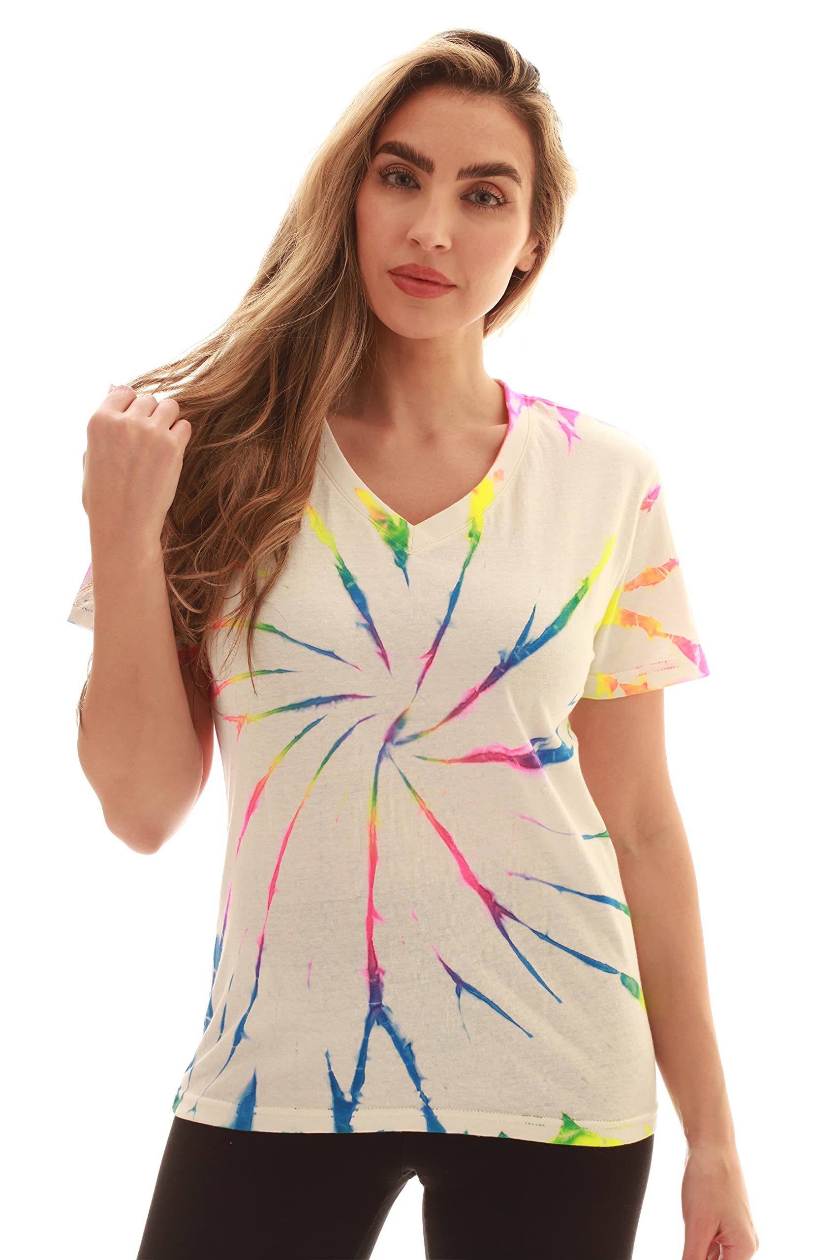 Just Love Loop Terry Tie Dye T-shirt for Women 6907-10644-S