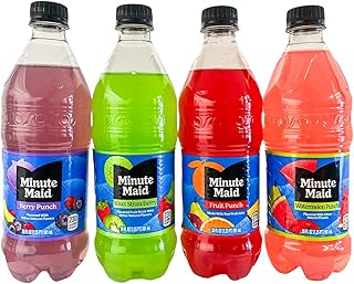 Minute Maid Fruit Punch - 12, 20 Ounce Bottles (Variety Pack)
