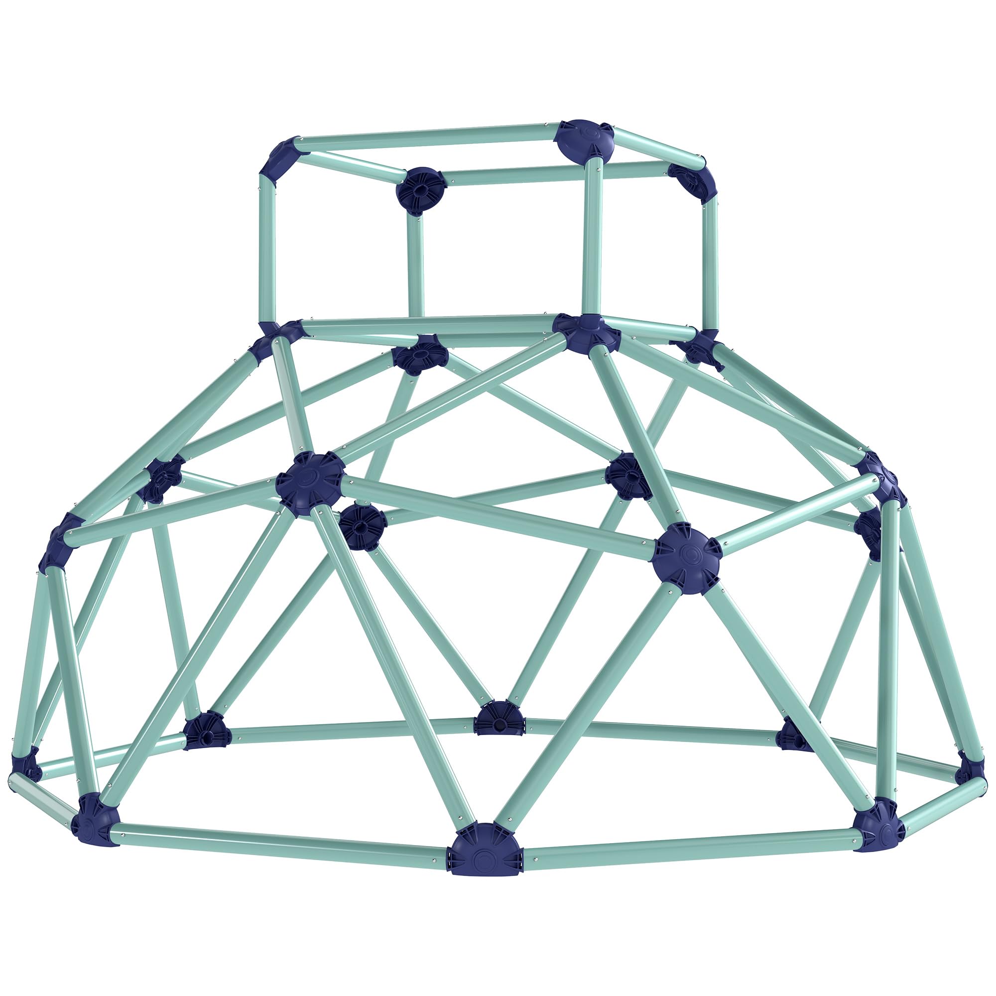AIYAPLAY Cupola da arrampicata Ø182,5 cm Struttura da arrampicata per esterni Resistente ai raggi UV, impermeabile Cupola da arrampicata per bambini fino a 90 kg, parco giochi all'aperto per bambini