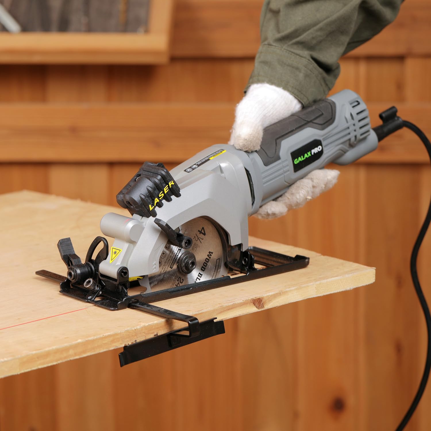 GALAX PRO Mini Circular Saw - Laser Guide & 2 Blades -6 GALAX PRO Mini Circular Saw - Laser Guide & 2 Blades -6