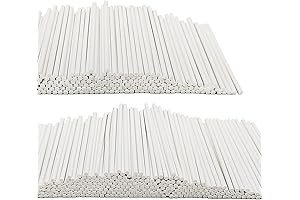 500 Pieces 4-Inch White Giant Lollipop Sticks
