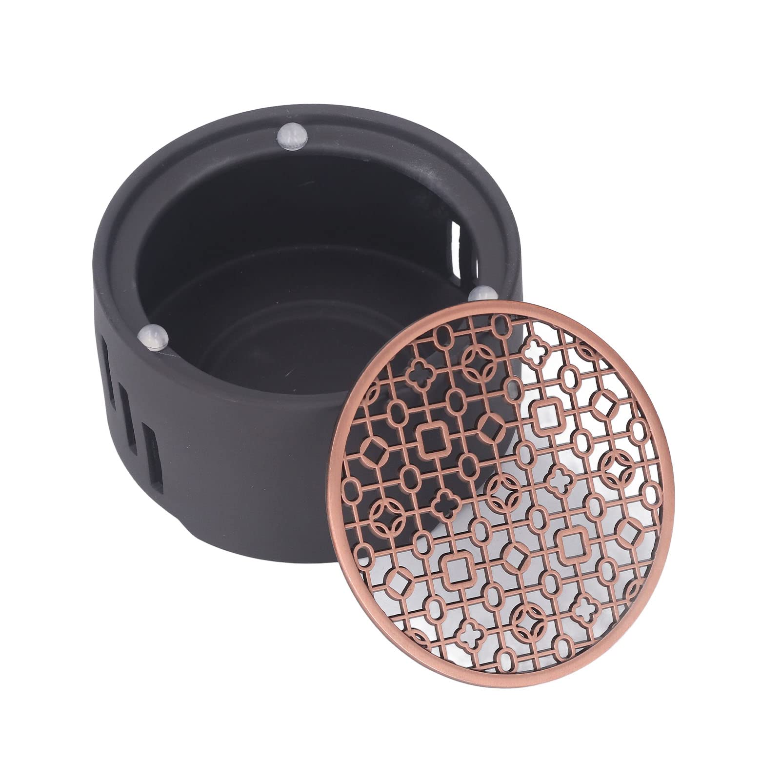 Keramische Theepotverwarmer, Metalen Theepotverwarmer met Theelichtkaarshouder, Kaarsverwarmer voor Het Verwarmen van Thee, Koffie en Melk, Theepotverwarmerbasis, Universele