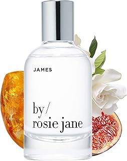 By Rosie Jane Eau De Parfum Spray (James) - Clean Perfume for Women - Non-Toxic Body Mist with Notes of Fig, Amber Woods & Gardenia Petals - Paraben, Sulfate & Phthalate Free (50ml)