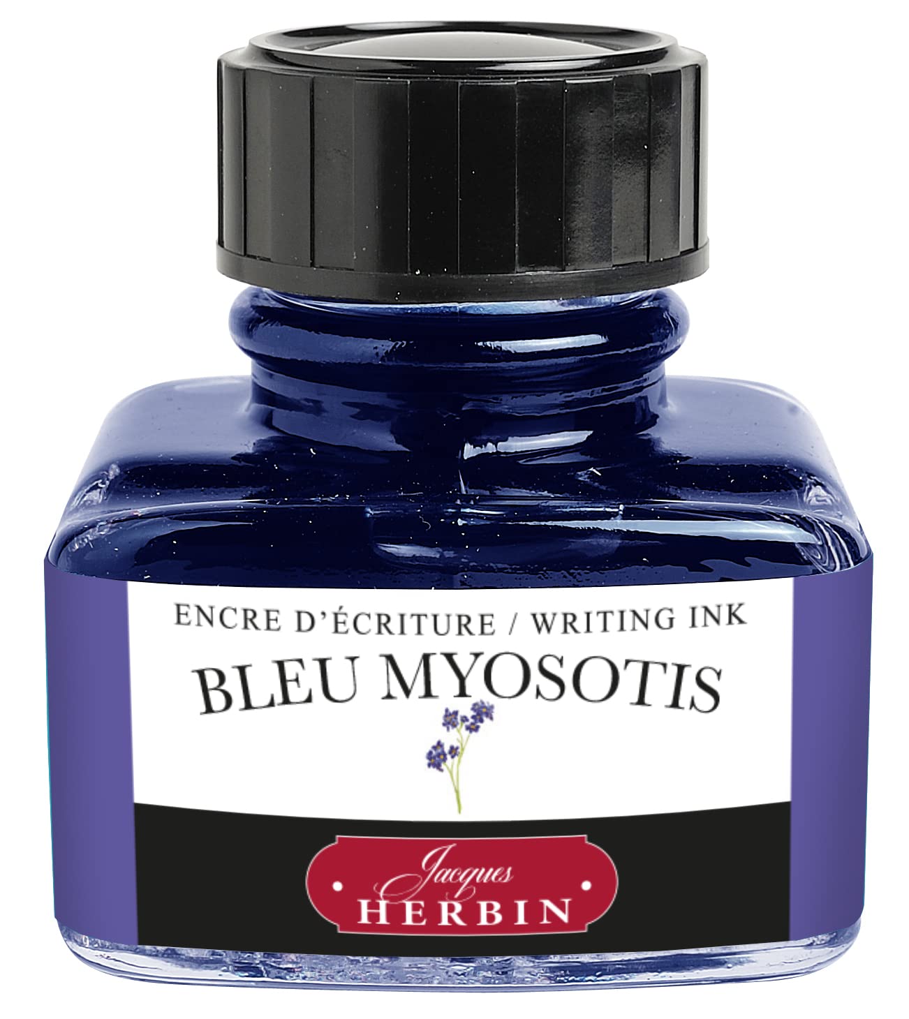 Flacon d'encre Jacques Herbin 30 ml - Bleu Myosotis pour Stylo-Plume