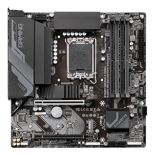 GIGABYTE B760M GAMING X scheda madre DDR4 - Supporta CPU Intel Core di 14a generazione, VRM digitale a 8+1+1 fasi, fino a 5333MHz DDR4 (OC), 2xPCIe 4.0 M.2, LAN 2.5GbE, USB 3.2 Gen2 - Scheda madre - Immagine 3