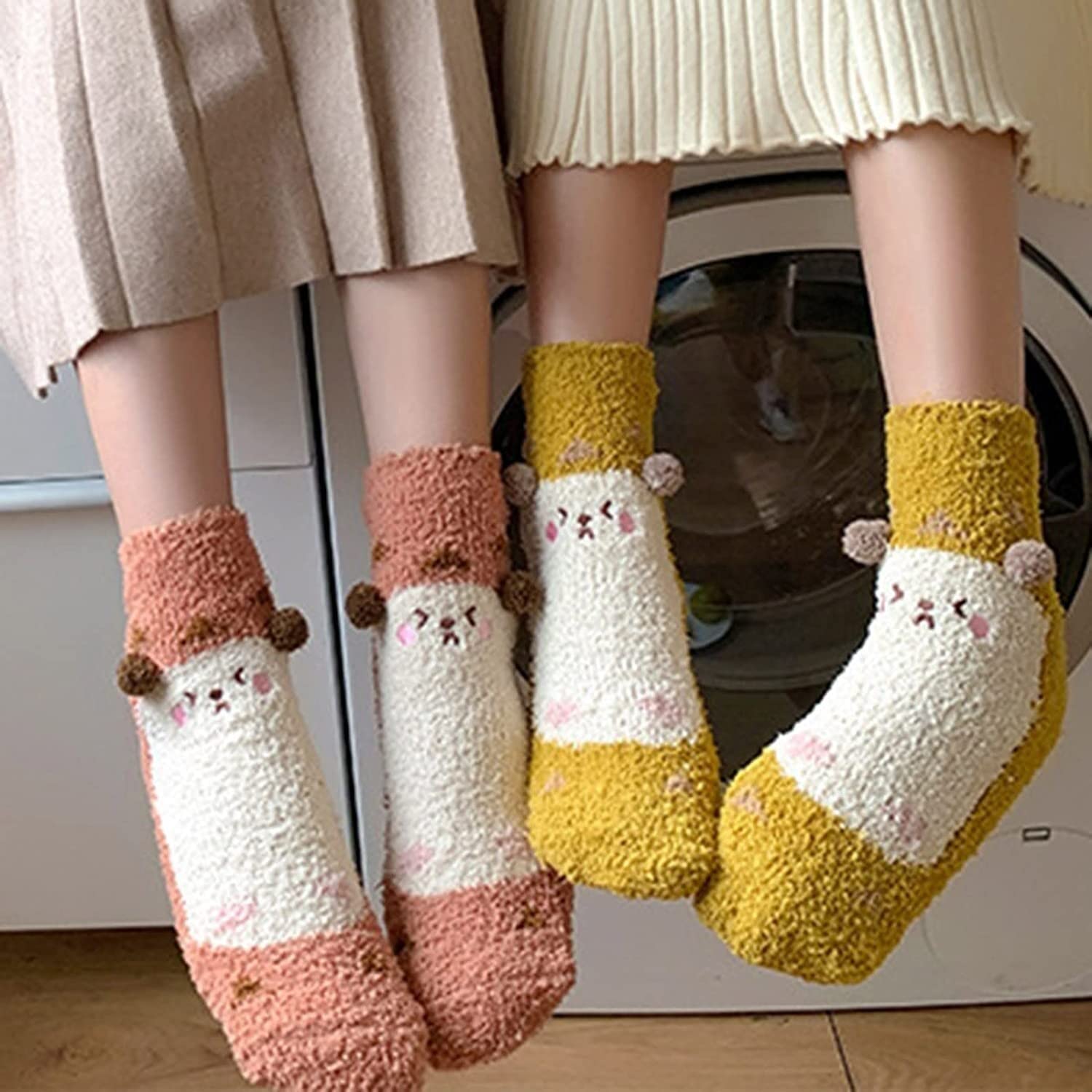 Calzini Calze 12 Paia Di Calzini Coccolosi, Calzini Morbidi Da Donna Divertenti Inverno Super Morbido Caldo Accogliente Calzini Invernali