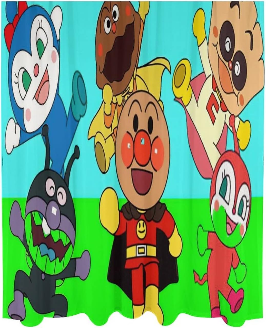 カーテン それいけ アンパンマン カーテン和風カーテンパーティションカーテン寝室ファブリックバスルームキッチン家庭用ハーフカーテンフィッティングルームカーテン おしゃれ 部屋飾り 断熱 防寒 洗える 省エネ 激安超特価 防音 寝室 かわいい リビングルーム 間仕切り