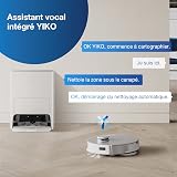 ECOVACS DEEBOT T20 Omni 6000Pa Robot aspirateur Laveur, Auto Levage de la serpillière, Nettoyage à l'eau Chaude et séchage, Vidage Automatique, détection d'obstacles 3D, réservoir d'eau 4L, Alexa/APP - 8