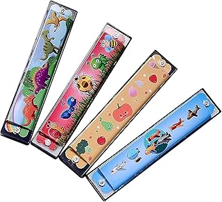 Jtku Handicraft01 Mouth Organ Multicolour, Set of 2 for Children & Kids-picture-26