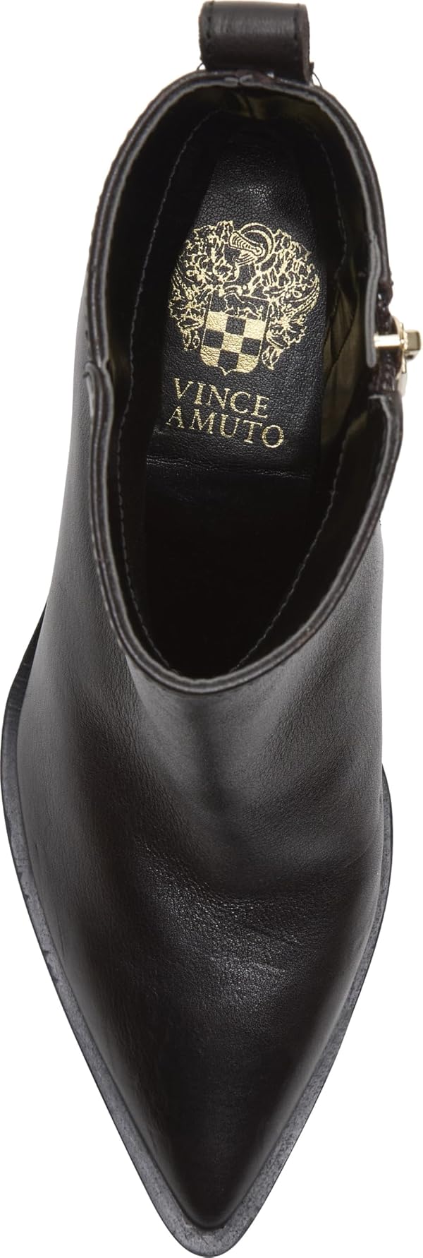 Vince Camuto Women's Lorelai Ankle Boot, Black Leather, 9 by Vince Camuto - Image 3