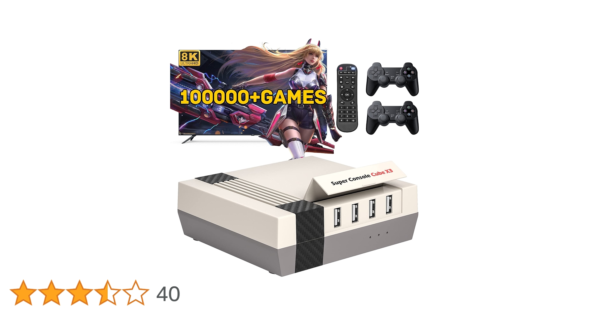 Kinhank Super Console Cube X3 Video Game Consoles Built-in