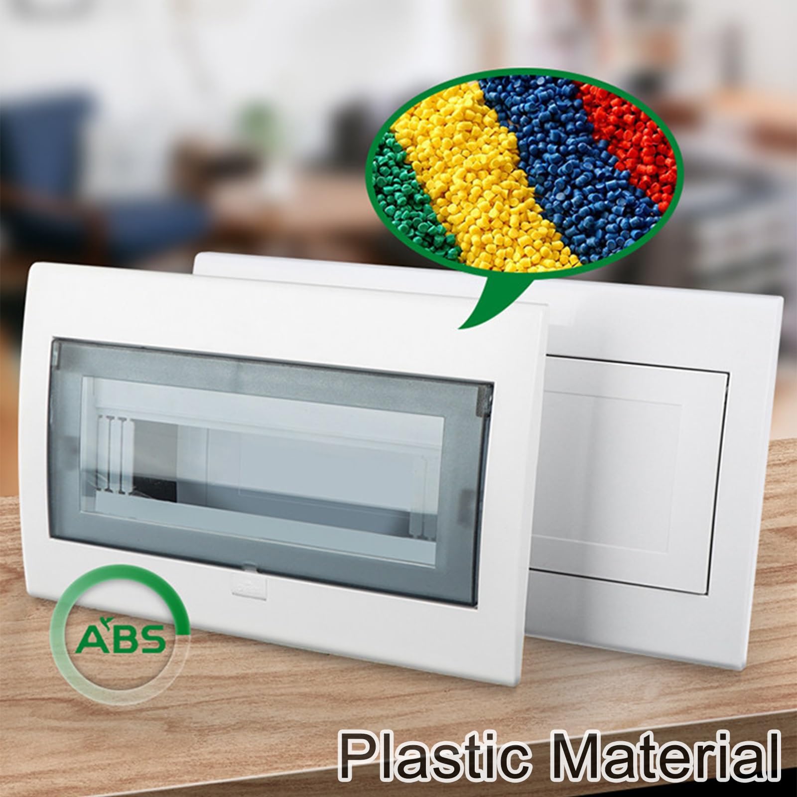 Tapa Cuadro Electrico de ABS con Paneles Antipolvo Extraíbles