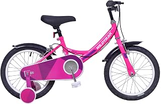 Wildtrak - 16 Zoll Fahrrad für Kinder von 3-7 Jahren mit Stützrädern – Pink
