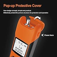 Vista 6 de Medidor óptico de la luz de la fibra del metro -70~+10 dBm del poder para probar 7 longitudes de onda calibradas recargables