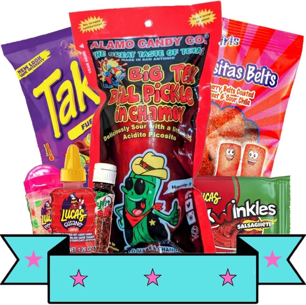 Chamoy Pickle, Mexican Candy, Dulces, Lucas & Tamarind Bundle