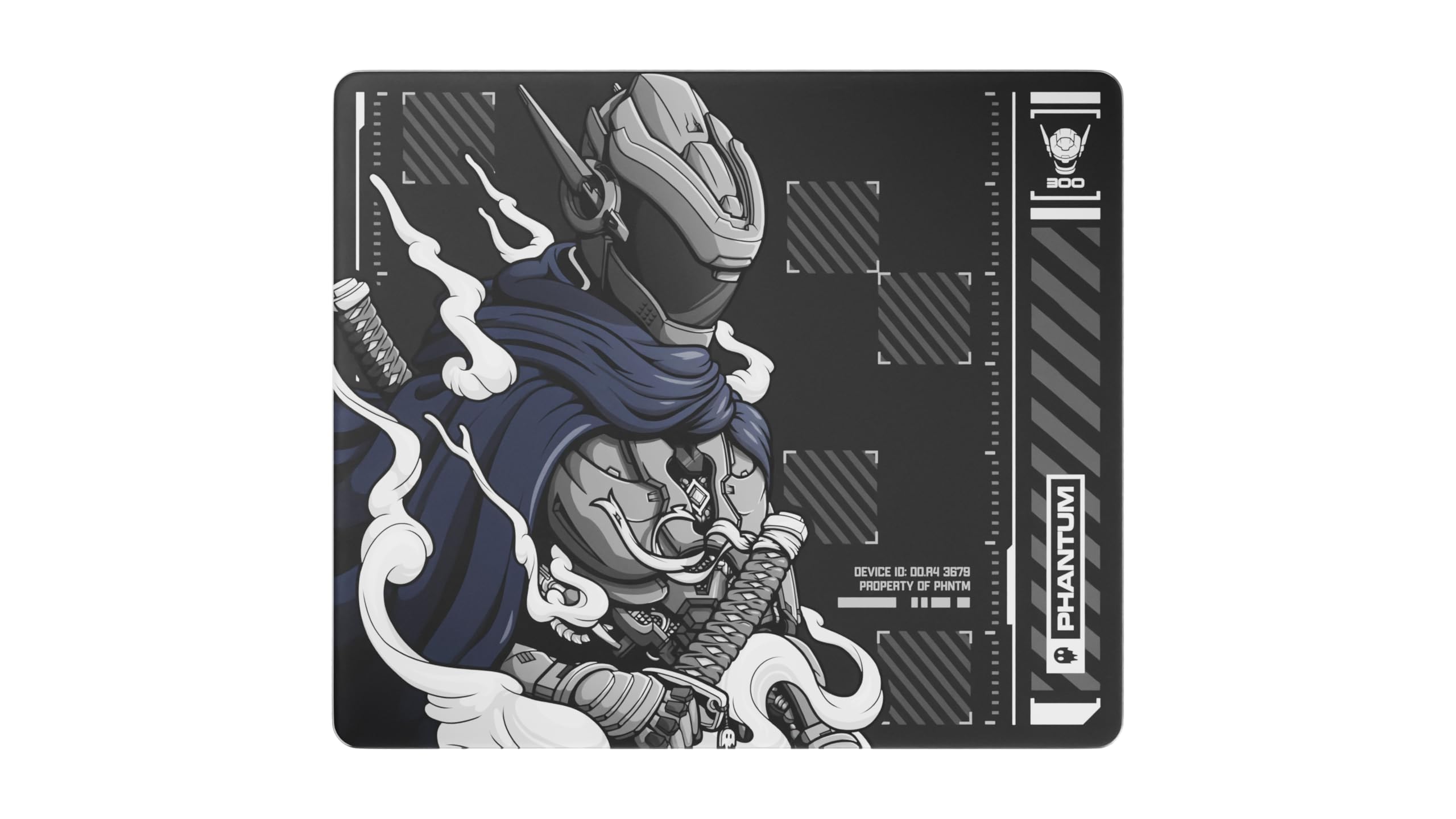 Phantum ZSO-01 - Tapis de Souris Gaming en Verre 490x420mm - Édition Limitée Numérotée - Surface Micro-Gravée Haute Précision - Base Silicone Antidérapante - Glisse Ultra Fluide & Stopping Power