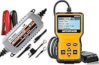 Vista 1 de MOTOPOWER MP00205B 12V cargador de batería Mantenedor con MP69033