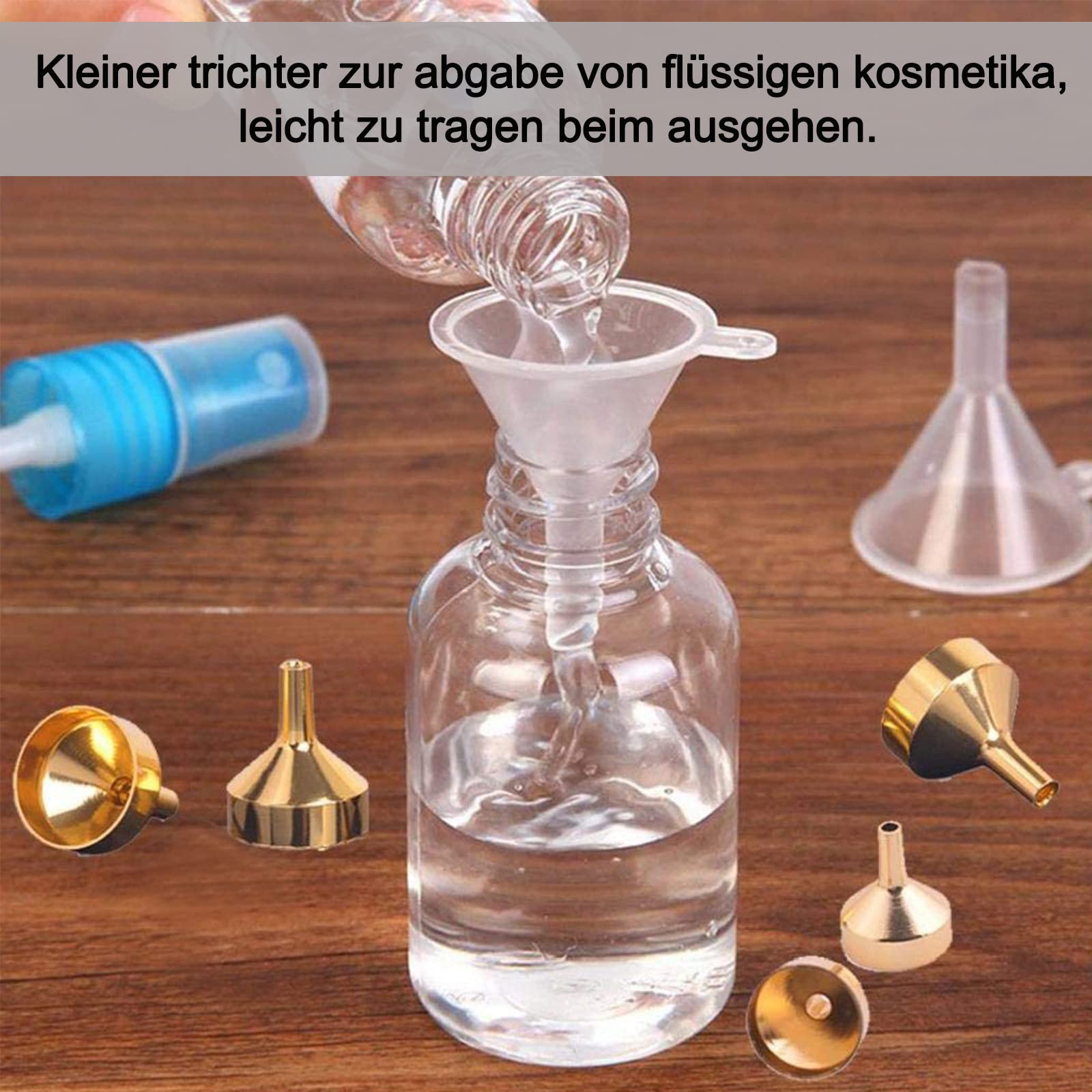 25-teiliges Parfüm-Nachfüllset - Mit Trichtern, Pumpen, Spritzen & Pipetten Für Flüssigkeiten