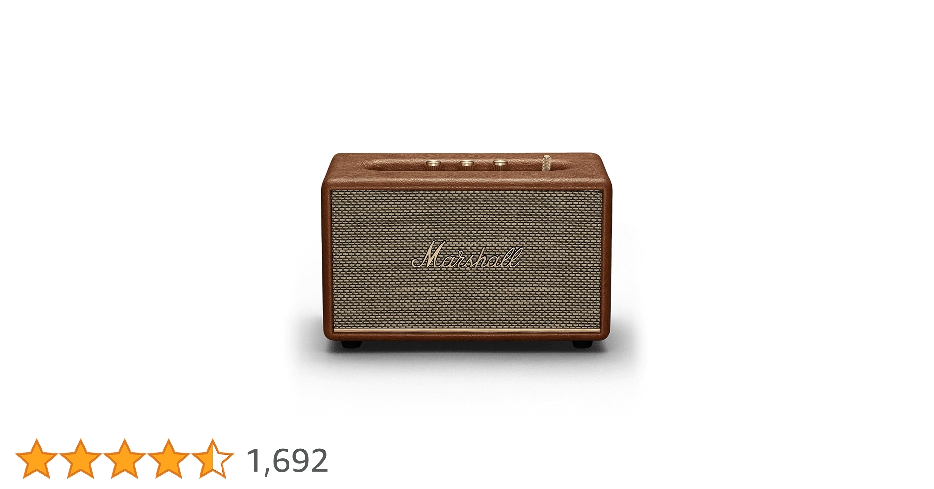 Amazon.co.jp: Marshall ワイヤレススピーカー Acton III ブラウン