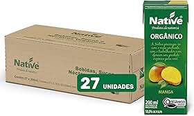 Pack Suco de Manga Orgânico Native - Caixa com 27 unidades de 200ml