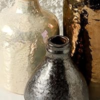 Vista 9 de Juego de 3 jarrones de cerámica Jarrones decorativos para decoración del hogar Jarrón de flores Pampass boho moderno neutro para sala de estar