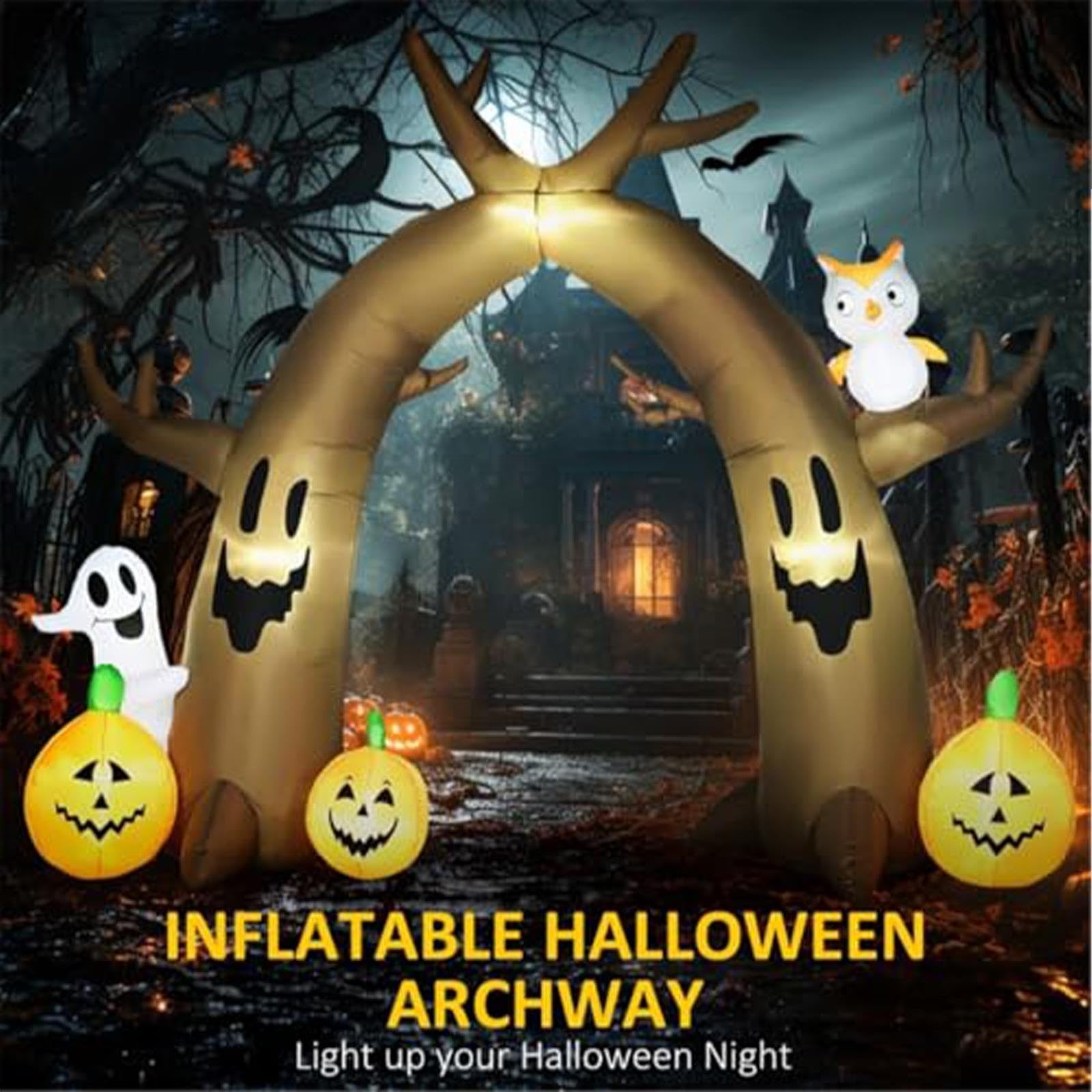 2.4M Nadmuchiwana Dekoracja Halloween Łuk Drzewa, Łuk Przejściowy