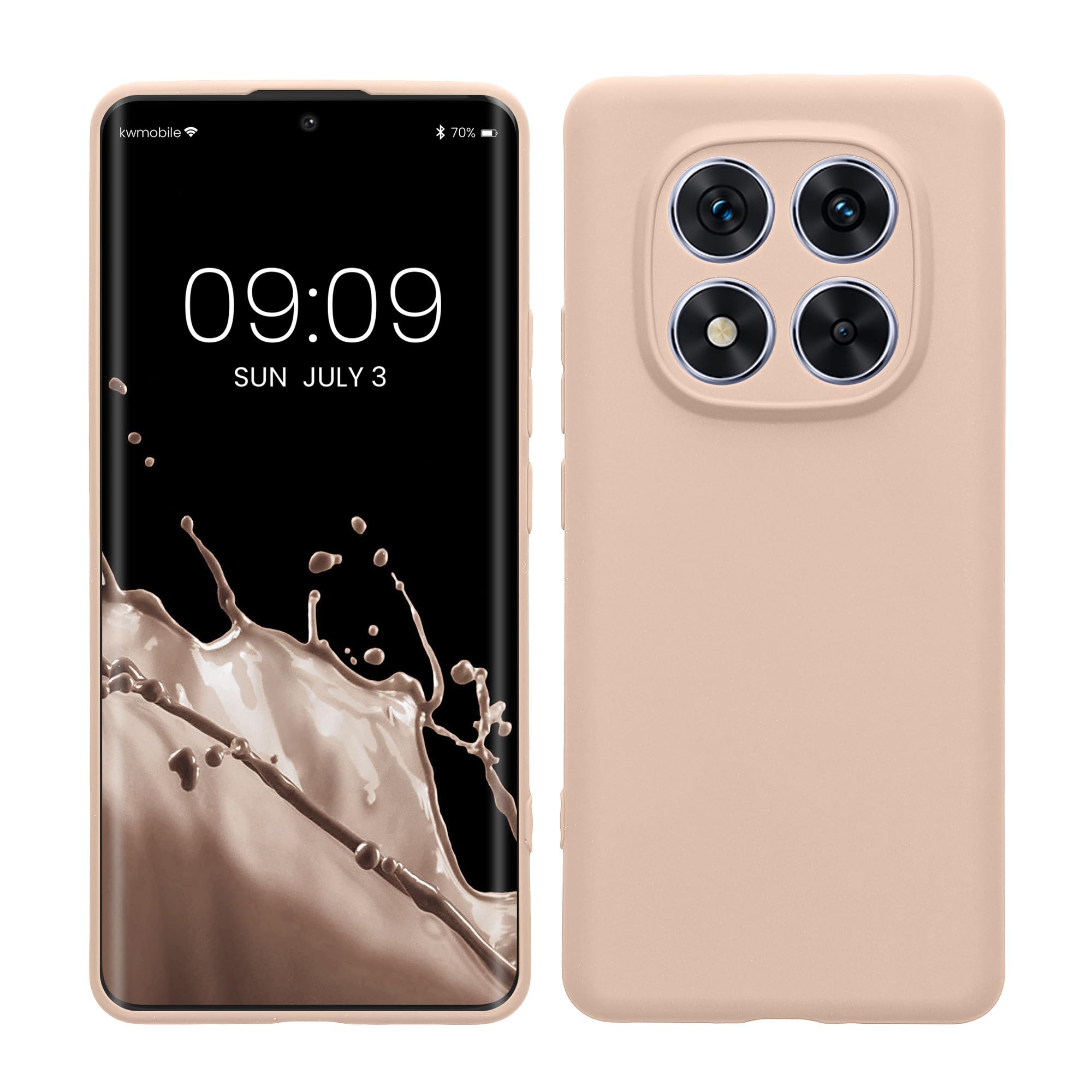kwmobile Carcasa Compatible con Xiaomi Redmi Note 14 Pro 5G / Poco X7 Funda - Funda Ultrafina de TPU con Bordes elevados - Lavanda Metalizado — view 108