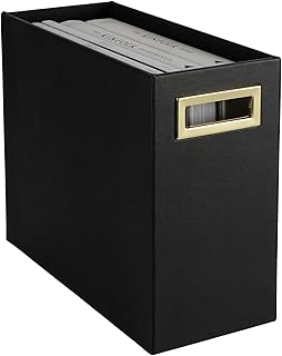 12 Black and Gold Bathroom Decor Ideas That Look Expensive 33 BLU MONACO | Black Leather Magazine Basket with Gold Handles | Floor Mag...