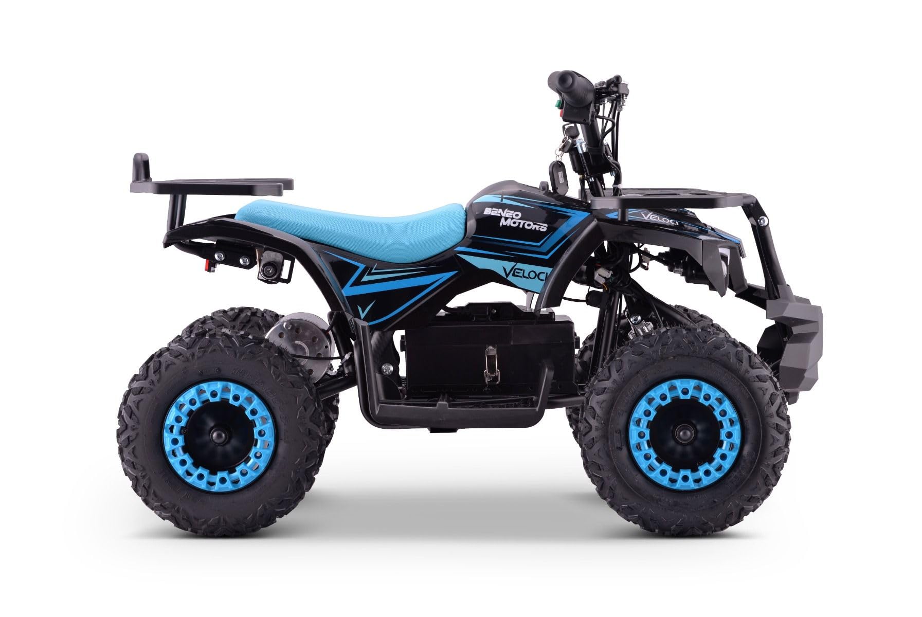 ATV - Mini Quad para niños Veloci Azul - 800 W 36 V a partir de 3 años
