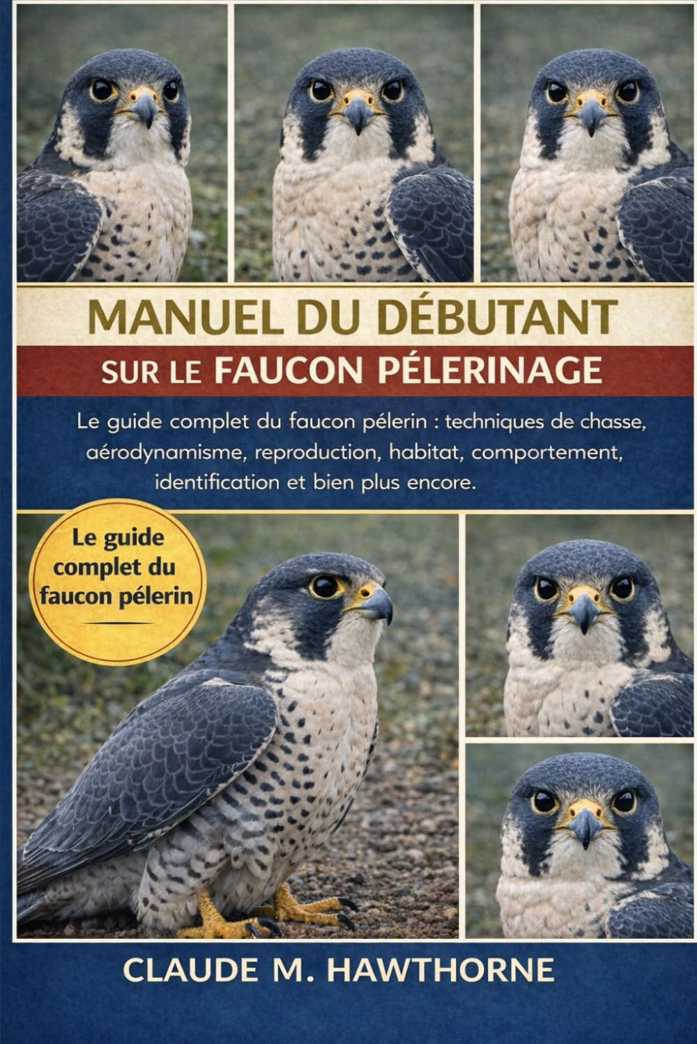 MANUEL DU DÉBUTANT SUR LE FAUCON PÈLERINAGE: Le guide complet du faucon pèlerin : techniques de chasse, aérodynamisme, reproduction, habitat, comportement, identification et bien plus encore.